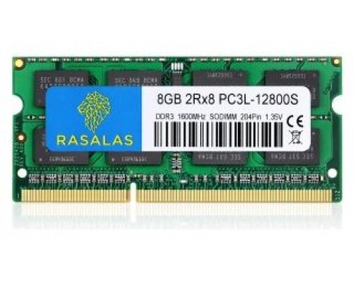 SODIMM DDR3 8GB 1600MHz RASALAS cl11 1,35.V